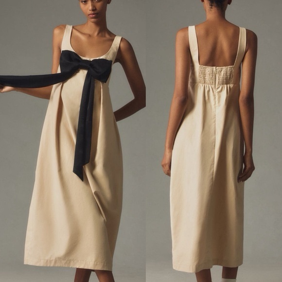 Maeve Dresses & Skirts - Maeve Anthropologie Bow Barrel Column Dress - XL